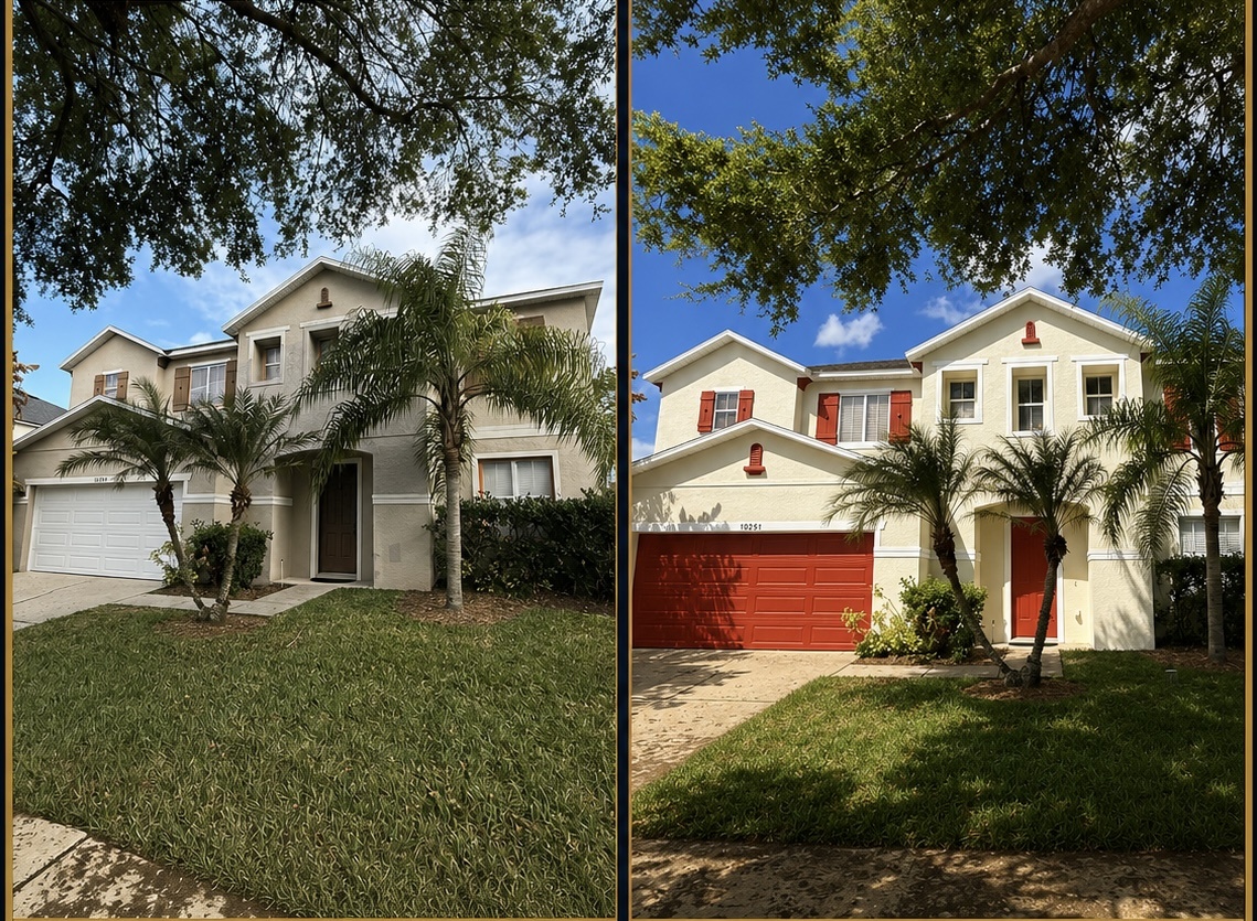 Vision Pro Painting & Design providing residential and commercial painting services in Florida.
